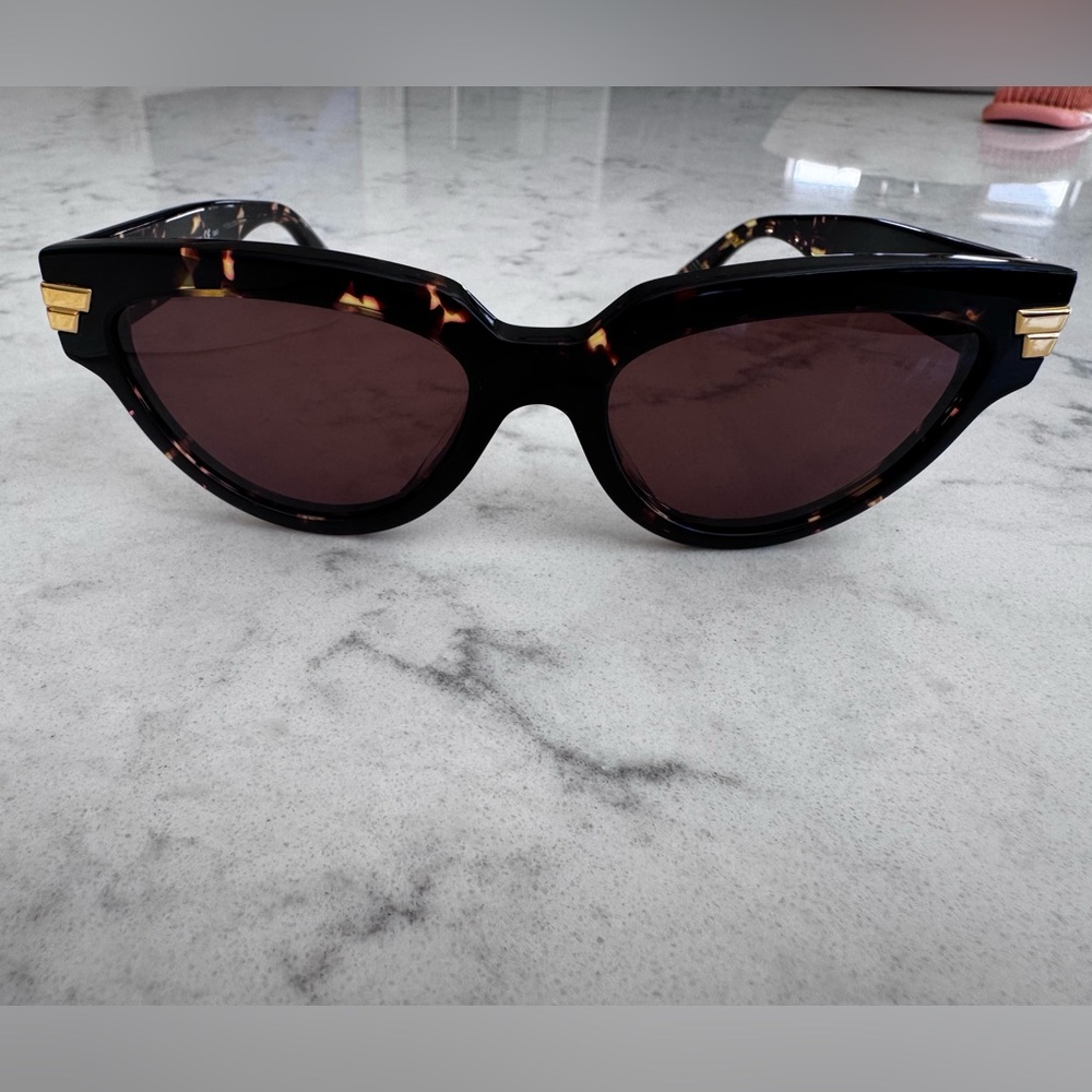 Bottega Veneta Cat Eye Sunglasses - BV1035S-002 - Picture 3 of 9